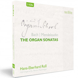 Cover CD 23447 bach mendelssohn the organ sonatas